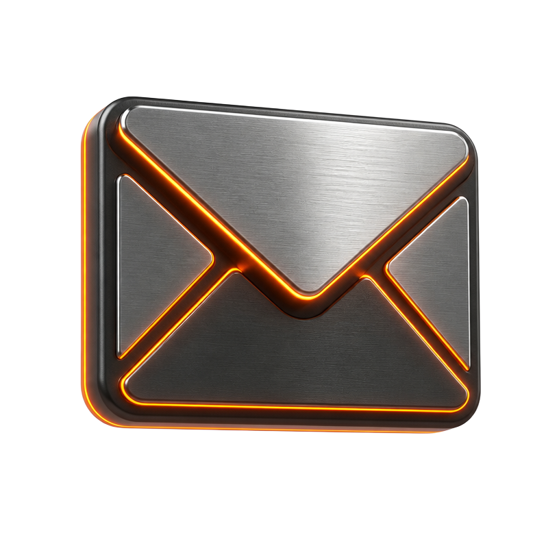 Ícone 3D de envelope